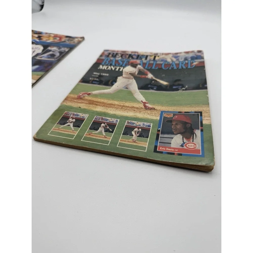 Vintage Baseball Magazine Lot 1983 NY Mets Score Book & 1988 Beckett Card Monthl